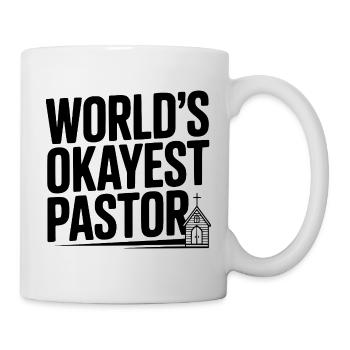 World’s Okayest Pastor - Mug - white - Right