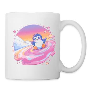 Pastel Penguin Spritz - Mug blanc - blanc - Droite