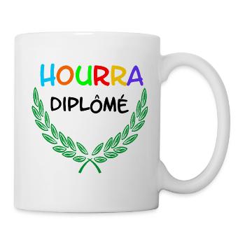 ourra diplôme - Mug - white - Right