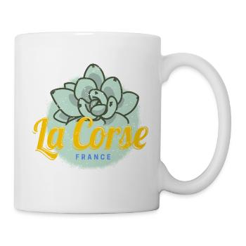 Corsica Vintage Succulent France Souvenir - Mug - white - Right