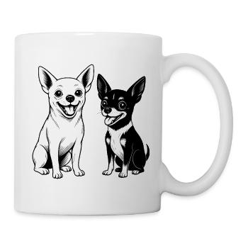 Chihuahua Love - Petit Chien, Grand Protecteur - Mug blanc - blanc - Droite