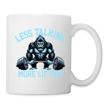 Gorilla Gym Fitness Geschenk - Tasse - Weiß - Rechts