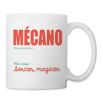 Mechanic Definition Humorous Gift for Mechanic - Mug - white - Right