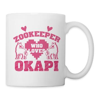 Zookeeper Who Loves Okapi - Mug - white - Right
