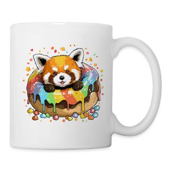 Red Panda Cake Magic - Mug - white - Right