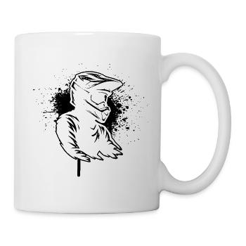 Direkte Motocross Aussage - Tasse - Weiß - Rechts