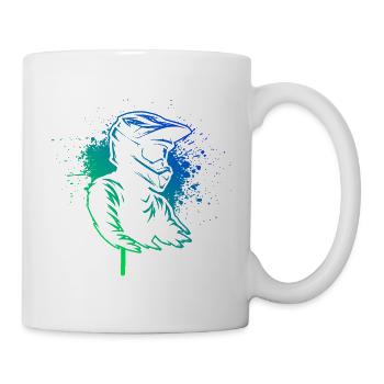 Conception compacte du motocross - Mug blanc - blanc - Droite