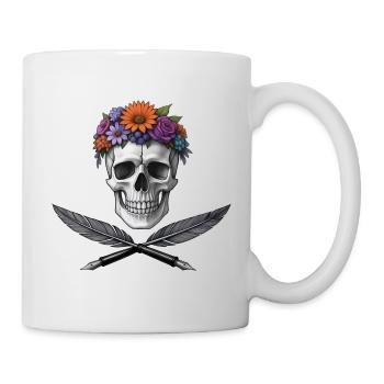 PIRATE POET - dark hell - Mug - white - Right