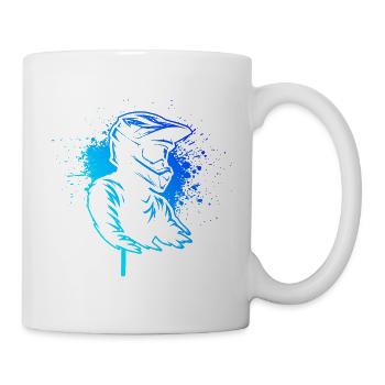 J’adore le motif cool du motocross - Mug blanc - blanc - Droite