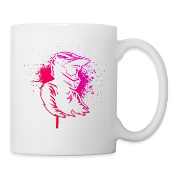 Iconic motocross motif - Mug - white - Right