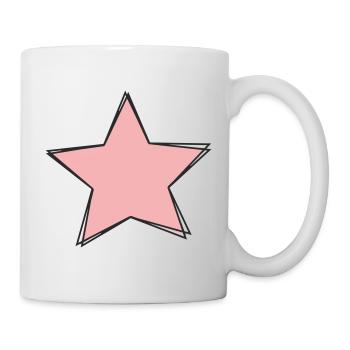 Pink Star Design - Mug - white - Right
