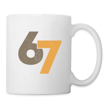 67 in Retro Style - Mug - white - Right