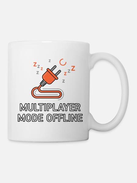 Multiplayer Mode Offline - Tasse - Weiß