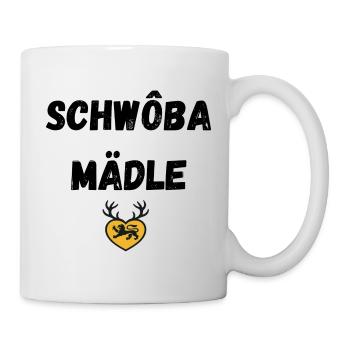 Schwoba Mädle Swabian - Mug - white - Right