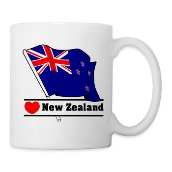 Cœur de Nouvelle-Zélande - Mug blanc - blanc - Droite