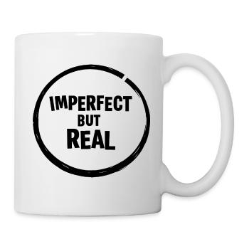 NachtSilhouette Minimalform - Tasse - Weiß - Rechts