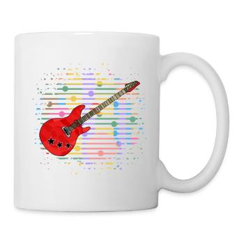 Gitarre - Tasse - Weiß - Rechts