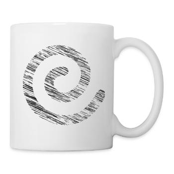 Spirale  - Tasse - Weiß - Rechts