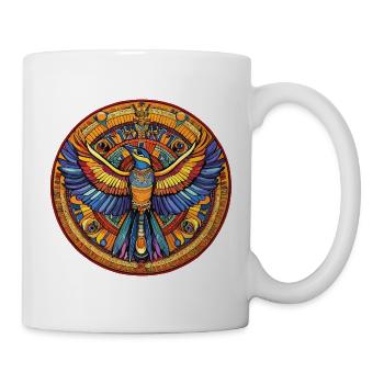 Phoenix Mandala Fire Fan - Mug - white - Right