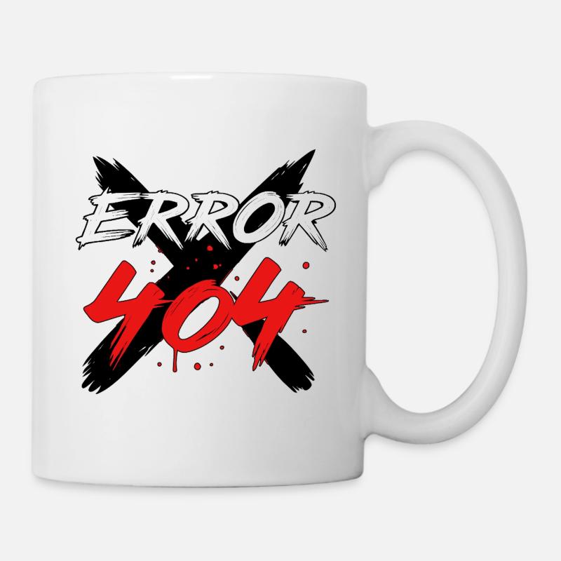 Panneau d’erreur 404 - Mug blanc - blanc