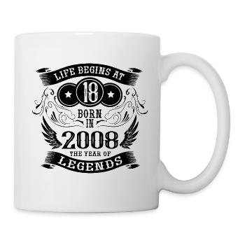 60e anniversaire Angel Vintage 1966 Légendes - Mug blanc - blanc - Droite