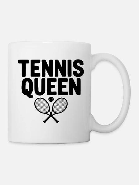 Tenniskönigin - Tasse - Weiß