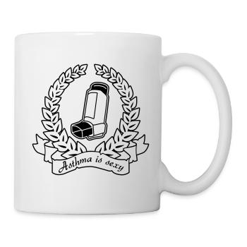 L’asthme est sexy – Nerd Flirt Dicton & Cadeau - Mug blanc - blanc - Droite