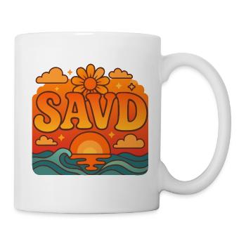 Erlöstes Kreuz Retro-Bibel Christlicher Glaube Jes - Tasse - Weiß - Rechts