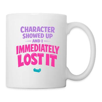 Anime-fangirl Schreit Anime-reaktion - Tasse - Weiß - Rechts