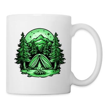 Camping Tent Nature - Mug - white - Right