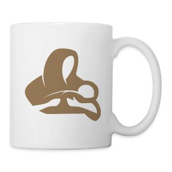 Maria mit Jesuskind | Mutter mit Kind-Emblem - Tasse - Weiß - Rechts