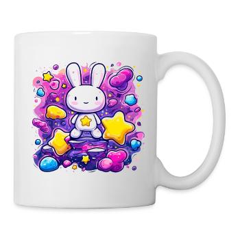 Space Star Bunny - Mug - white - Right