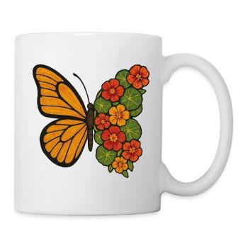 Butterfly Bloom Split - Mug - white - Right