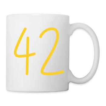 42 - Tasse - Weiß - Rechts