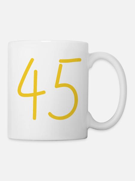 45 - Tasse - Weiß