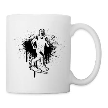 Clear running motif for every day - Mug - white - Right