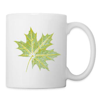 Feuille d’érable - Forêt et nature BOTANIK - Mug blanc - blanc - Droite