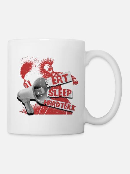 Hardtekk Tekke Ostdeutschland - Tasse - Weiß
