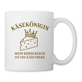 Reine du fromage - Mug blanc - blanc - Droite