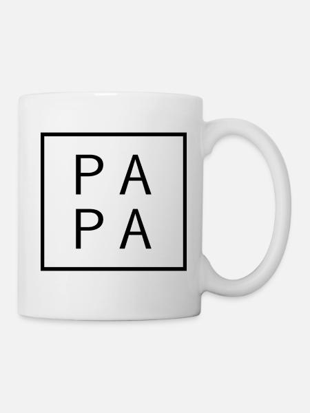 Papa Est. 2026 Vater seit 2026 Werdender Papa 2026 - Tasse - Weiß