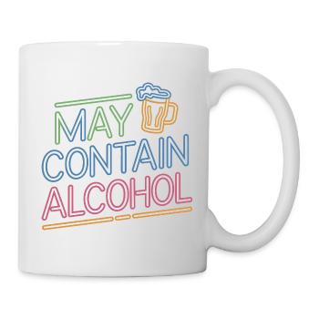 Peut contenir de l’alcool Alkohol Mallorca Saufen JGA - Mug blanc - blanc - Droite