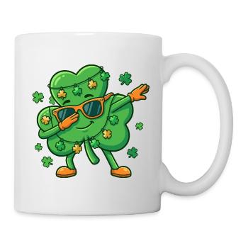 Dab Shamro Dup Shamro de la Saint-Patrick - Mug blanc - blanc - Droite