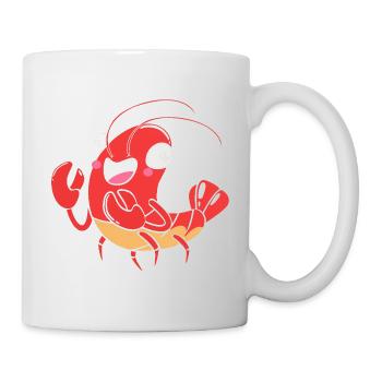 Hummer Meeresfrüchte Maine Lobster Languste - Tasse - Weiß - Rechts