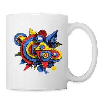 Art Motif Modern Abstract - Mug - white - Right