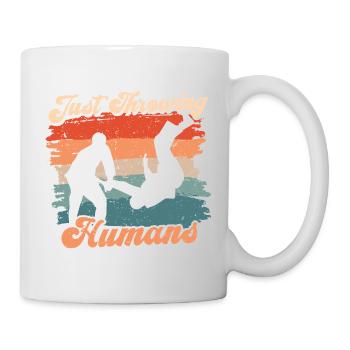 Judo Martial Arts Just Throwing Humans - Mug - white - Right