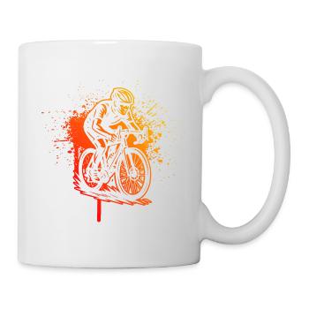 J'adore les vélos de route, super design pour les vélos de course ! - Mug blanc - blanc - Droite