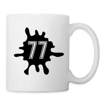 Blobs 77 Number - Mug - white - Right