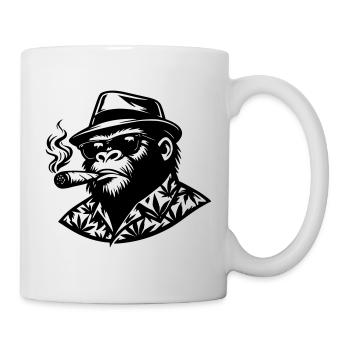 Monkey Smoke - Mug - white - Right
