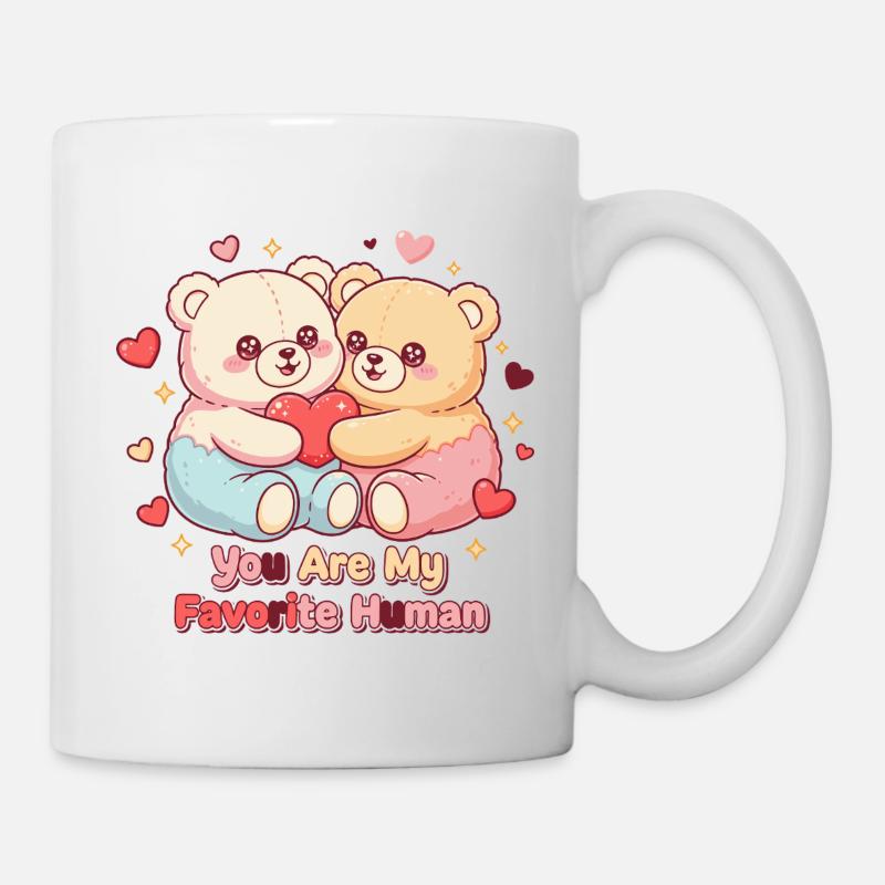 Vous êtes mes ours humains préférés - Mug blanc - blanc
