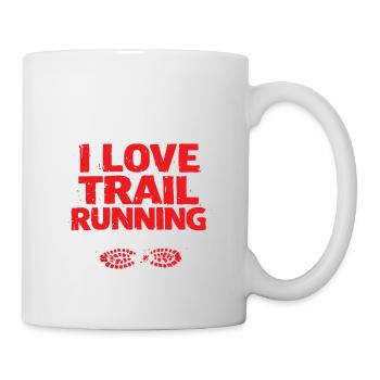 J’adore le trail running - Mug blanc - blanc - Droite